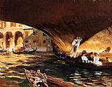 John Singer Sargent The Rialto Grand Canal painting